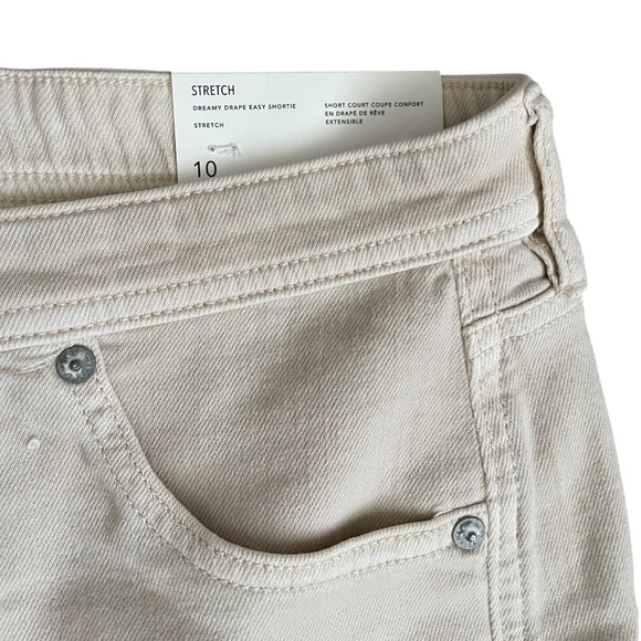 American Eagle Dreamy Drape Easy Shortie Shorts Women's 10/30 Low Rise New tan - Picture 2 of 6